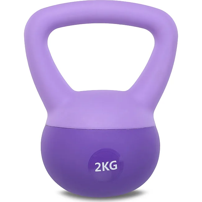 Гиря мягкая SP-SPORT SOFT KETTLEBELL FI-0122-2 вес 2кг (Фиолетовый)