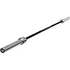 Гриф прямий для тягової станції хромований Олімпійський Texas Deadlift Bar LiveUp LP8371 довжина 2,3м гриф ø50мм хром-чорний