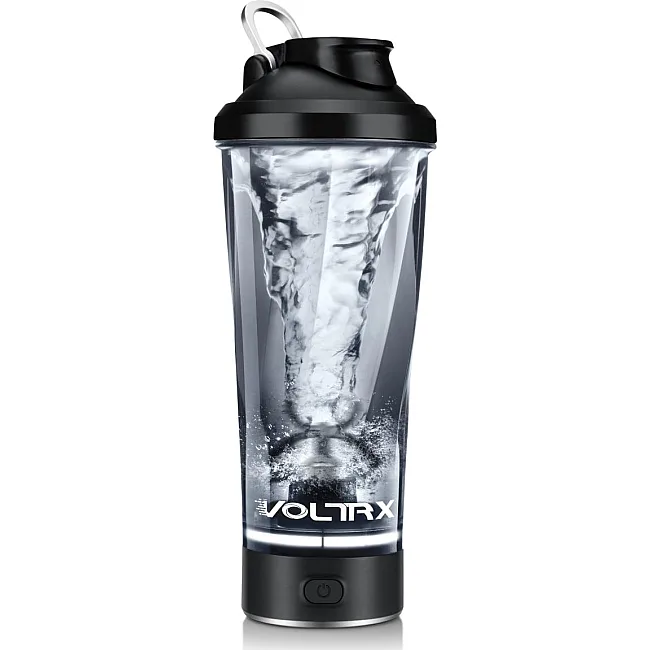 Шейкер спортивный электрический VOLTRX VortexBoost 600 мл. Tritan Black