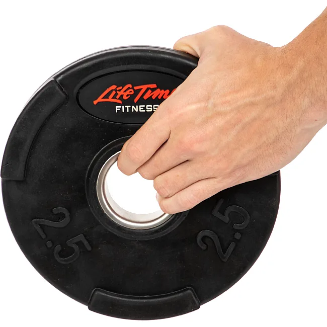 Млинець для штанги гумовий
 LIFE FITNESS SC-80154B-2_5 51мм 2,5 кг