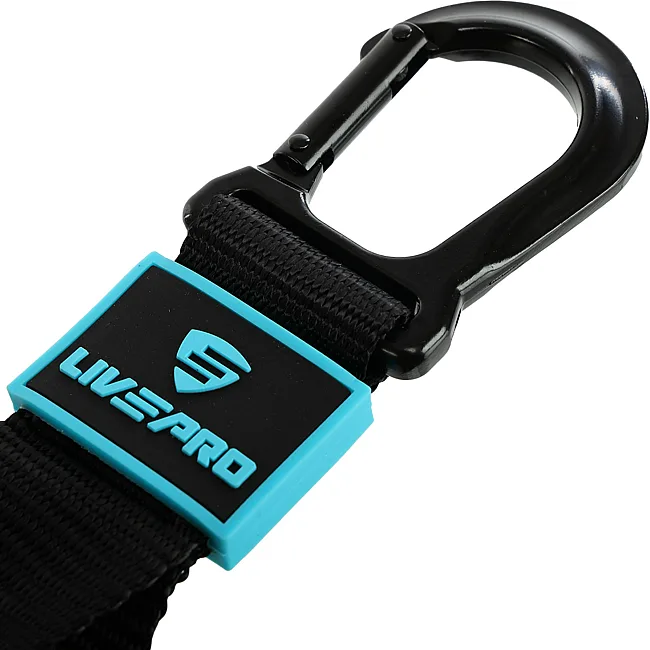 Ручки з карабінами для еспандерів резинок та тренажерів FIT HOOK
 LiveUp LP8706 2шт