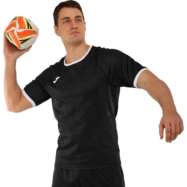 Регбийная игровая футболка JOMA NATION 104384-100 XXS-XXL (Черный)