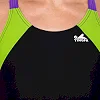 Купальник женский слитный
 YINGFA Y-976 XXS
-XXL (Черный-желтый)