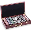Набор для покера в деревянном кейсе Poker game set SP-SPORT W300N 300 фишек