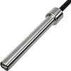 Гриф прямий для тягової станції хромований Олімпійський Texas Deadlift Bar LiveUp LP8371 довжина 2,3м гриф ø50мм хром-чорний