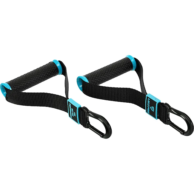 Ручки з карабінами для еспандерів резинок та тренажерів FIT HOOK
 LiveUp LP8706 2шт