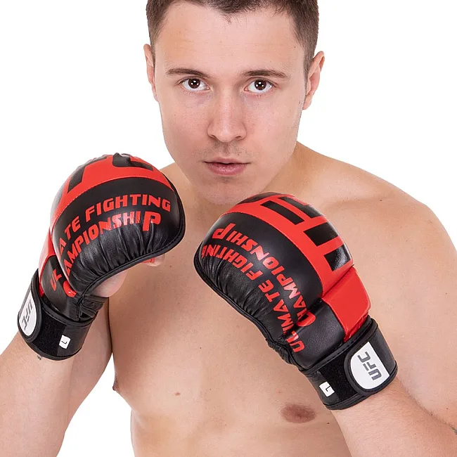 Перчатки Крабы спаринговые для MMA UFC
 BO-0554 (Желтый)