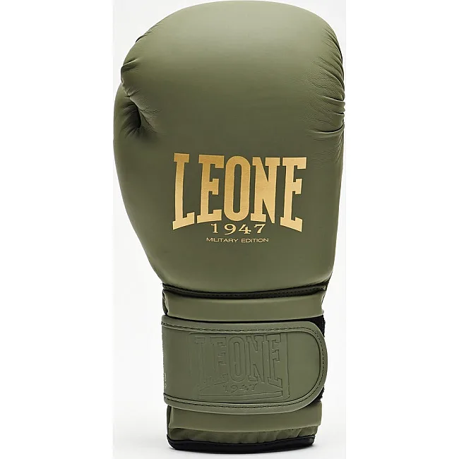 Боксерські рукавиці Leone GN059G MILITARY EDITION Green (капу в комплекті)