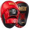 Лапа боксерская изогнутая тренировочная BOXER Элит 2013-01 23х19х4,5см 2штуки (Черный-красный)