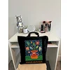 Экошопер BookOpt BK4084 YAYOI KUSAMA Цветы черный