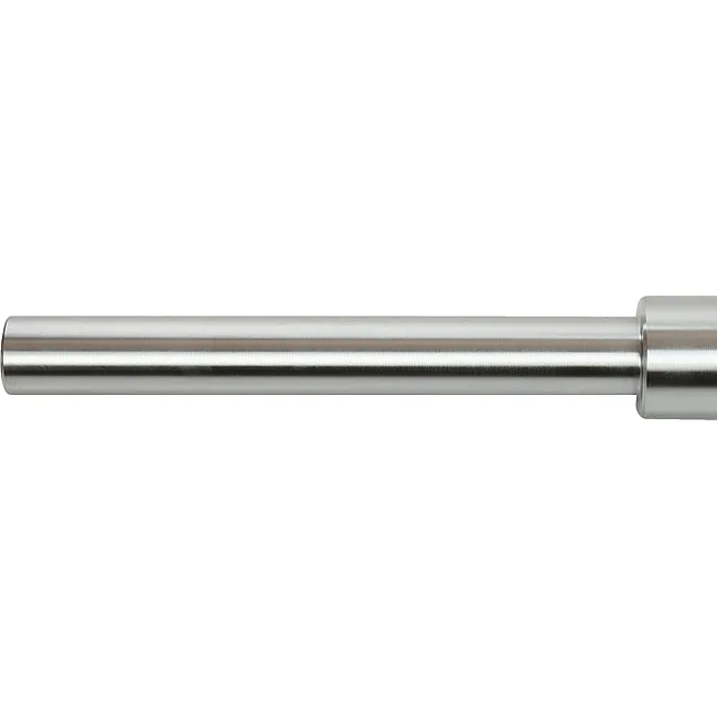 Гриф прямий для тягової станції хромований Олімпійський Texas Deadlift Bar LiveUp LP8371 довжина 2,3м гриф ø50мм хром-чорний