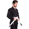 Кимоно для для бразильского джиу-джитсу BJJ черное куртка штаны и пояс HARD TOUCH JJS 140 см
-180см