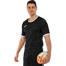 Регбійна ігрова футболка JOMA NATION 104384-100 XXS-XXL (Чорний)