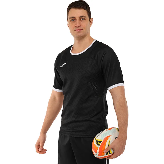 Регбийная игровая футболка JOMA NATION 104384-100 XXS-XXL (Черный)