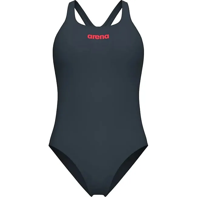 Купальник закрытый для женщин Arena TEAM SWIMSUIT SWIM PRO SOLID темно-серый