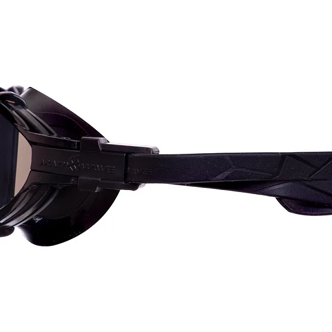 Очки для плавания взрослые
 MADWAVE
 TRIATHLON Mirror M042705 (Черный-красный)