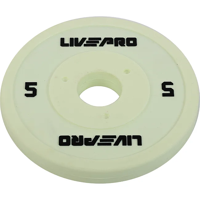 Диск для штанги полиуретановый
 LiveUp LP8028-5 ø50мм 5кг