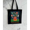Экошопер BookOpt BK4084 YAYOI KUSAMA Цветы черный
