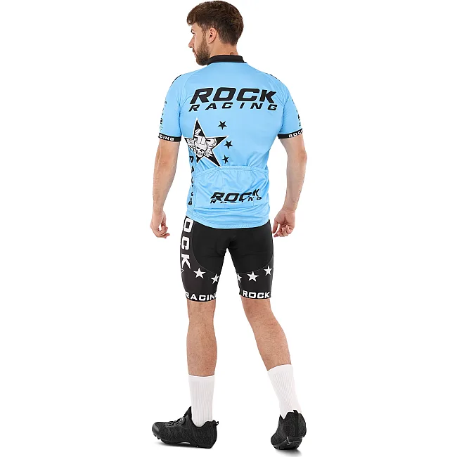 Велоформа летняя джерси и шорты SPOINT ROCK RACING MS-6818-BL