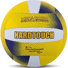 Волейбольний м'яч Compite шкіра HARD TOUCH VB-4049 №5 (Жовтий-синій)