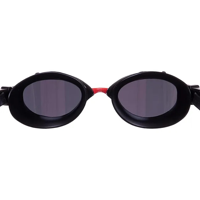 Очки для плавания взрослые
 MADWAVE
 TRIATHLON Mirror M042705 (Черный-красный)