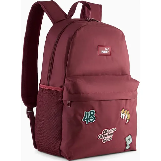Детский рюкзак Puma PHASE PATCH Backpack 20L бордовый 44 х 38 х 14 см