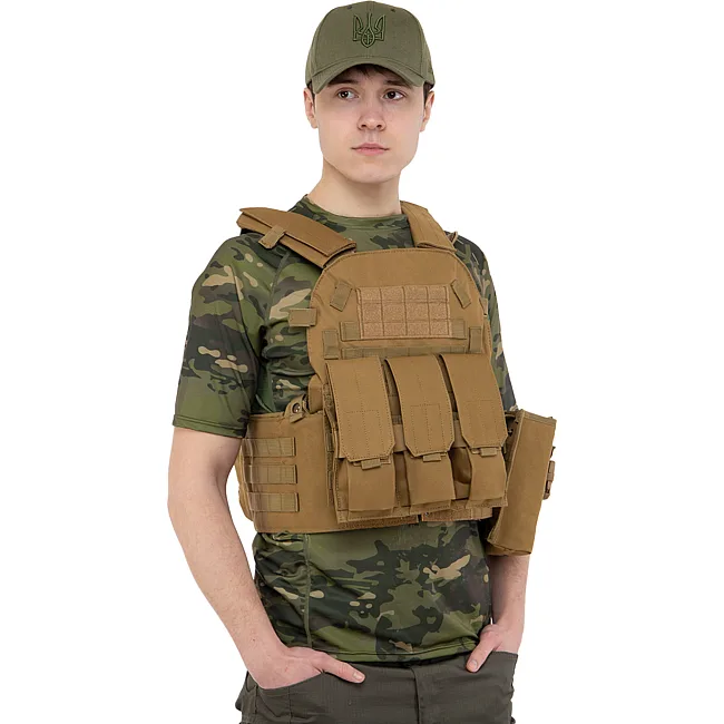 Разгрузочный жилет на 5 карманов MILITARY RANGERS ZK-9103 (Хаки)