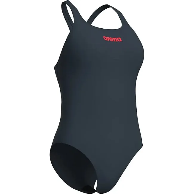 Купальник закрытый для женщин Arena TEAM SWIMSUIT SWIM PRO SOLID темно-серый