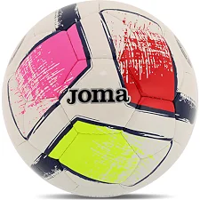 Футбольный мяч JOMA DALI II 400649-203-T4 №4-красный-желтый (Розовый-красный-желтый)