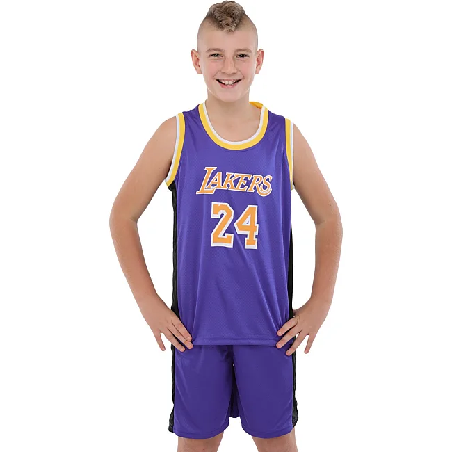 Дитяча баскетбольна форма
 NBA клуб L
 Angeles Lakers 24 BA-9831


-жовтий (Фіолетовий-жовтий)