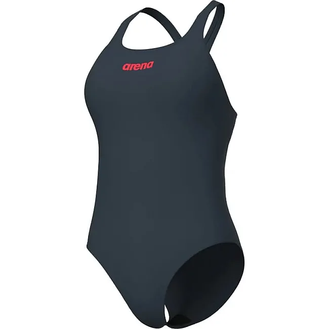 Купальник закрытый для женщин Arena TEAM SWIMSUIT SWIM PRO SOLID темно-серый