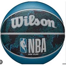 Мяч баскетбольный Wilson NBA DRV PLUS VIBE BSKT Black/Blue size 5