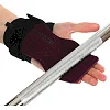Накладки для подтягивания и тяги POWER GRASP PRO EZOUS D-16 2шт (Черный-фиолетовый)