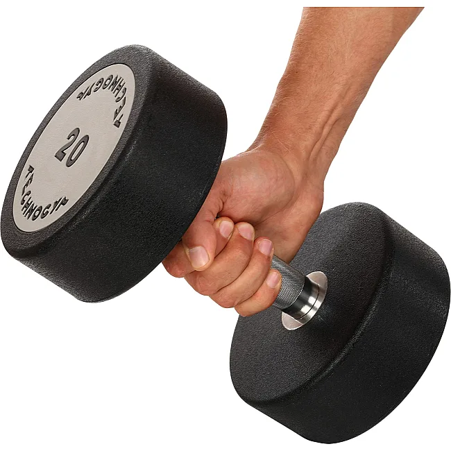 Гантель профессиональная
 с полиуретановым покрытием TECHNOGYM TG-1834-20 1шт 20кг