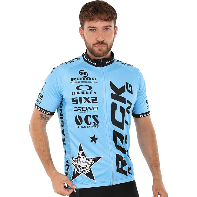 Велоформа летняя джерси и шорты SPOINT ROCK RACING MS-6818-BL