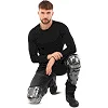 Мотонаколенники Carbon BENKIA PT154 2шт (Черный-зеленый)