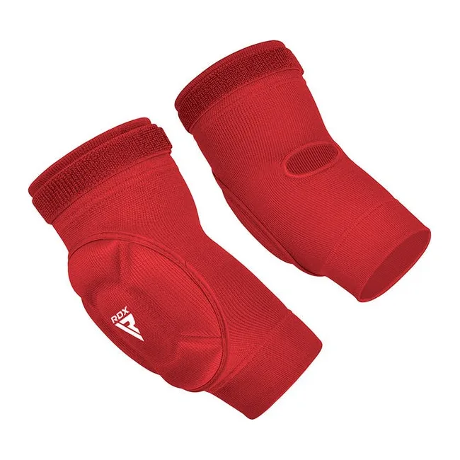Налокотники спортивные RDX Hosiery Elbow Foam Red/White
