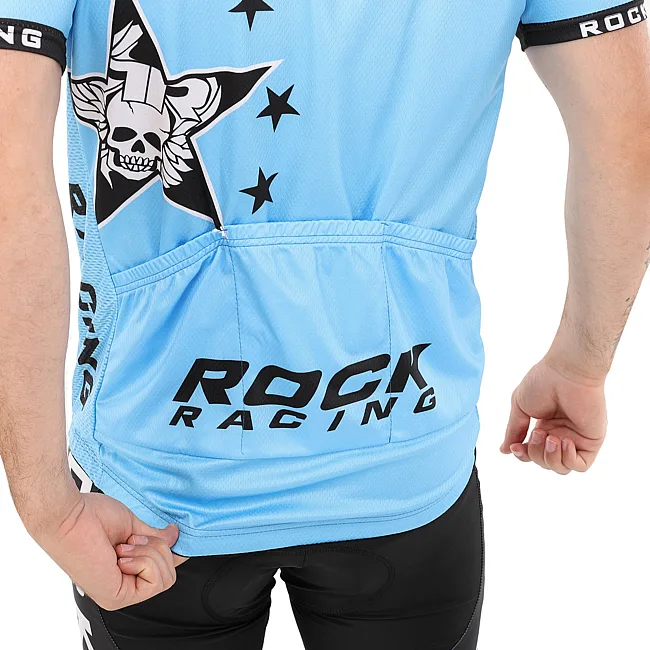 Велоформа летняя джерси и шорты SPOINT ROCK RACING MS-6818-BL