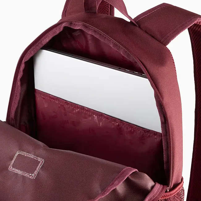 Детский рюкзак Puma PHASE PATCH Backpack 20L бордовый 44 х 38 х 14 см