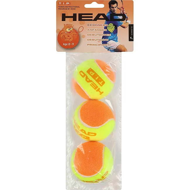 Мячи для большого тенниса HEAD TIP ORANGE 578223 3шт