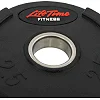 Млинець для штанги гумовий
 LIFE FITNESS SC-80154B-2_5 51мм 2,5 кг