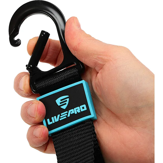 Ручки з карабінами для еспандерів резинок та тренажерів FIT HOOK
 LiveUp LP8706 2шт