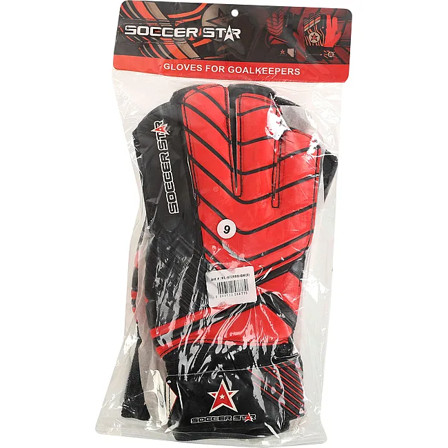 Вратарские перчатки
 SOCCER STAR VL-4729 (Красный-черный)