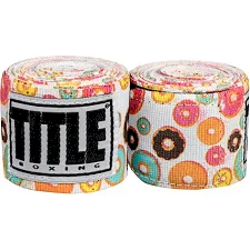 Бинты для бокса Title Boxing Print 4,5м Donuts