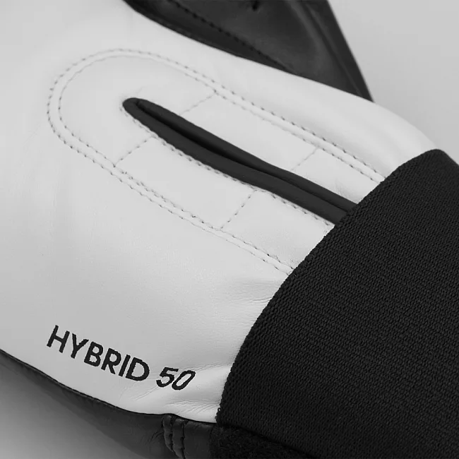 Рукавиці боксерські Adidas Hybrid 50 (чорно-білий, ADIH50)