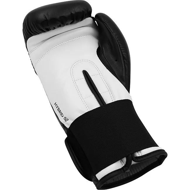 Рукавиці боксерські Adidas Hybrid 50 (чорно-білий, ADIH50)