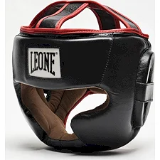 Боксерский шлем Leone Full Cover Black