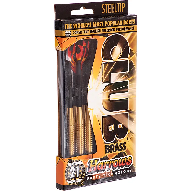 Дротики для дартса HARROWS CLUB BRASS HARROWS D105-21 21гр 3шт