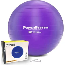 Фитнес мяч (фитбол) POWER SYSTEM PS-4018 Ø85см PRO Purple