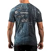 Футболка мужская AFFLICTION Brixton Metal Aegean Blue